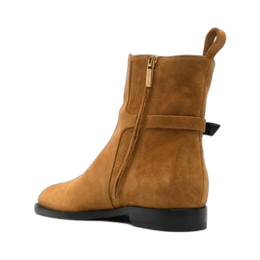 Round-Head Short Boots