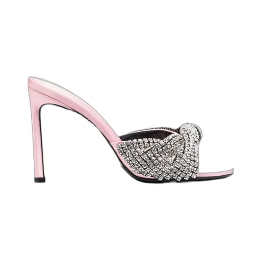High-Heeled Muller Shoes