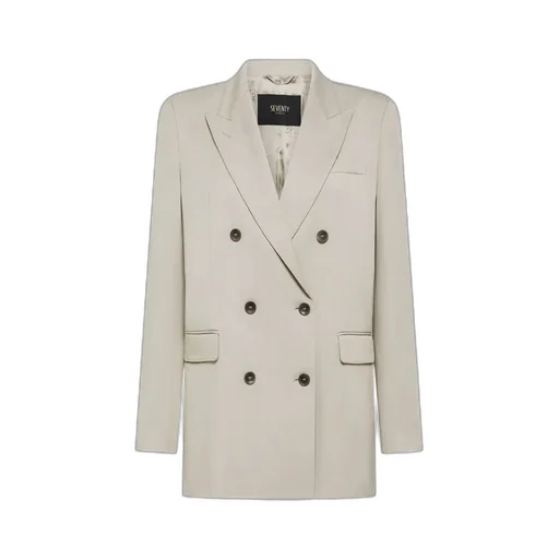 Double-Breasted Gabardine Jacket