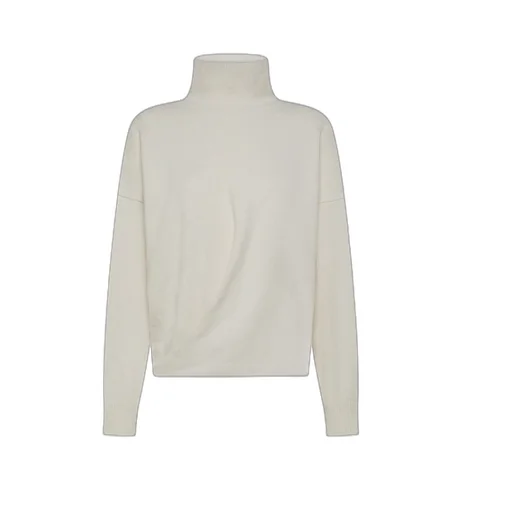 Turtleneck Twist-Front Sweater
