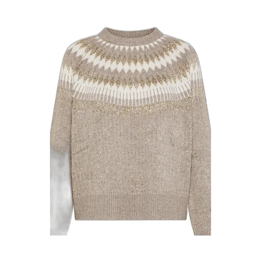 Geometric-Pattern Sweater