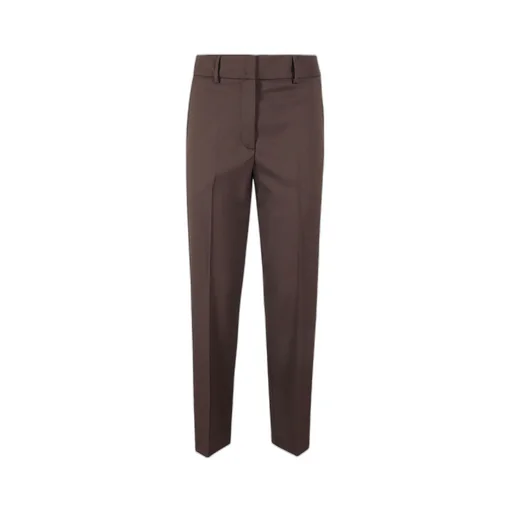 High-Waisted Tapered Trousers