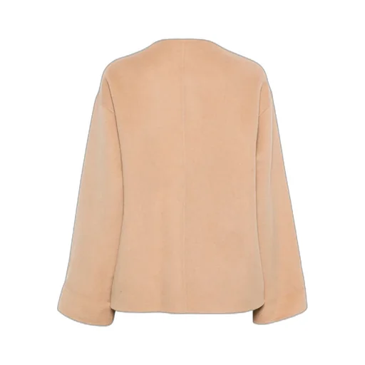 Patch-Pocket Wool Coat