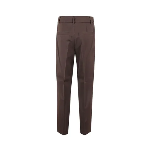 High-Waisted Tapered Trousers