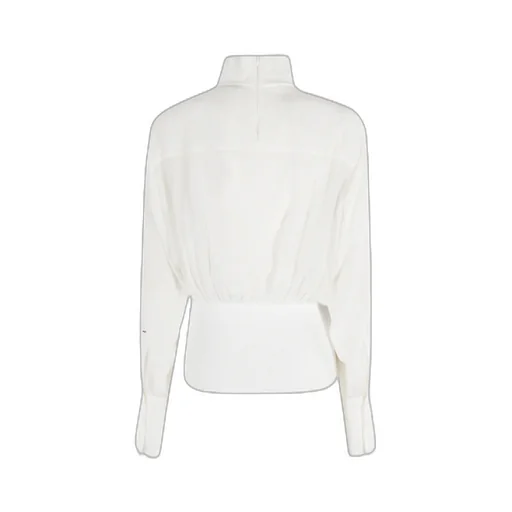 High Collar Long Sleeve Top