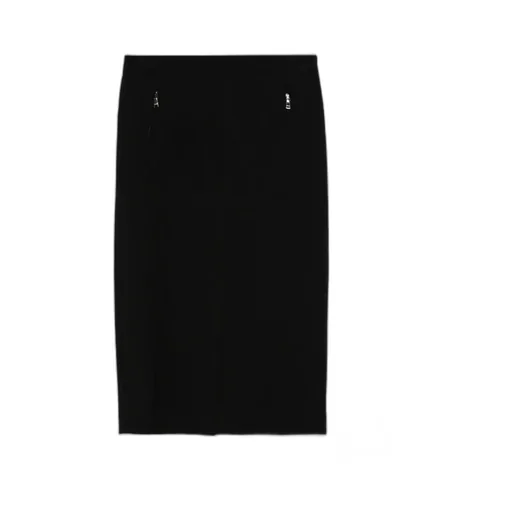 Zip-Detail Mini Skirt