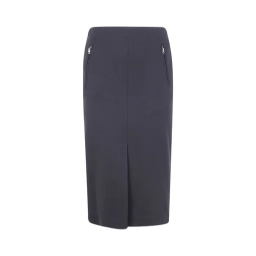Zip-Detail Mini Skirt