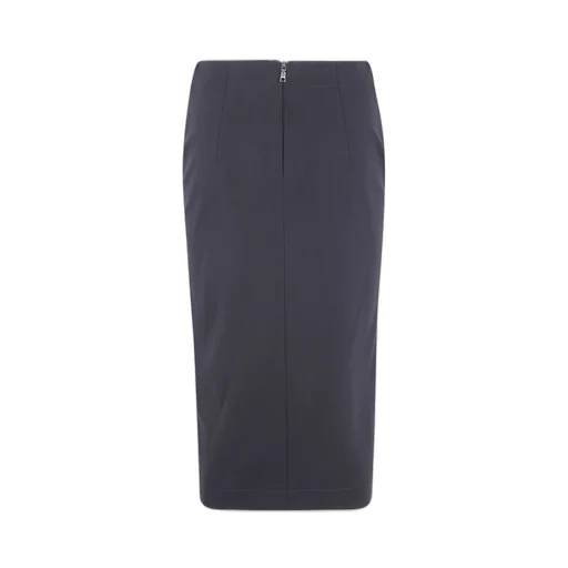 Zip-Detail Mini Skirt