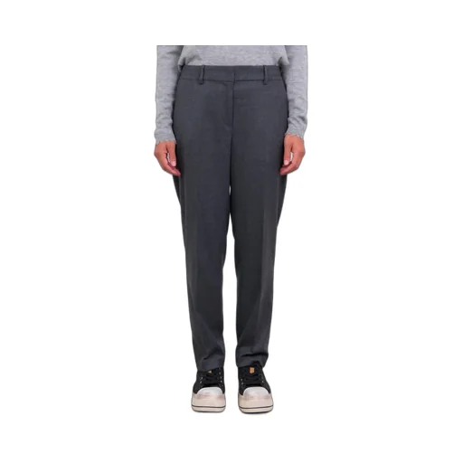 Mid-Rise Straight-Leg Trousers