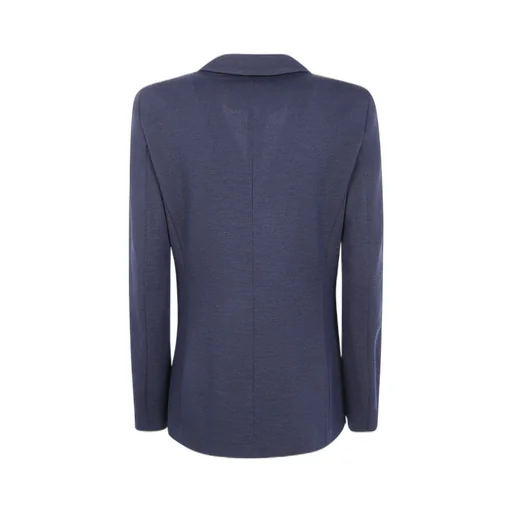Double-Breasted Knitted Blazer