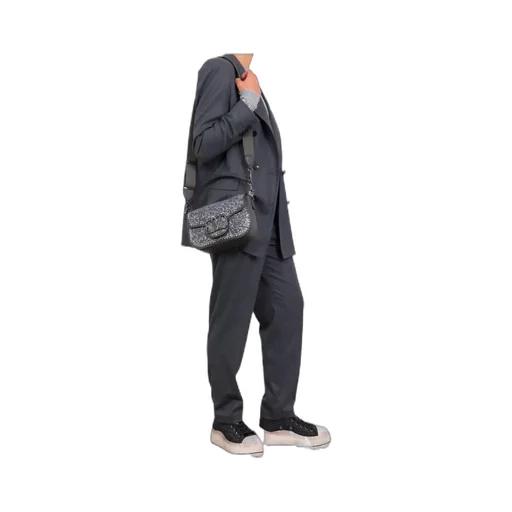 Mid-Rise Straight-Leg Trousers