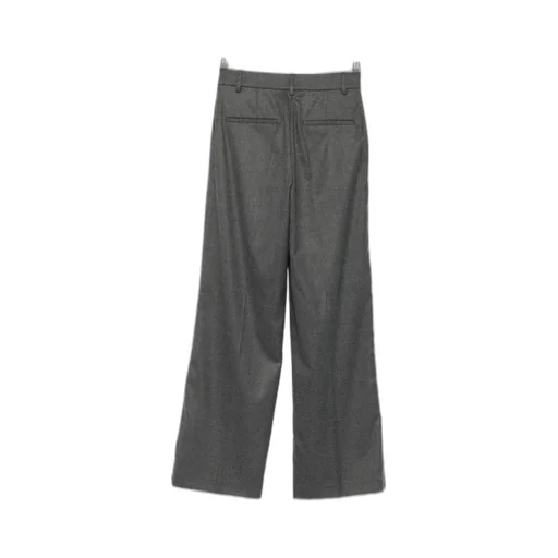 Pleated Wide-Leg Trousers