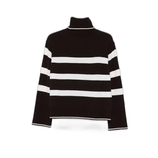 Striped Turtleneck Sweater
