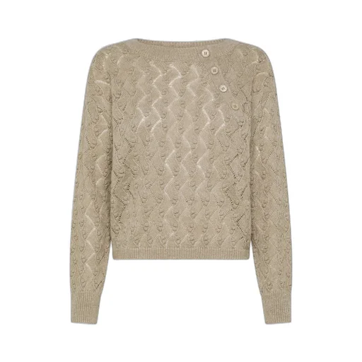 Button Textured Sweater
