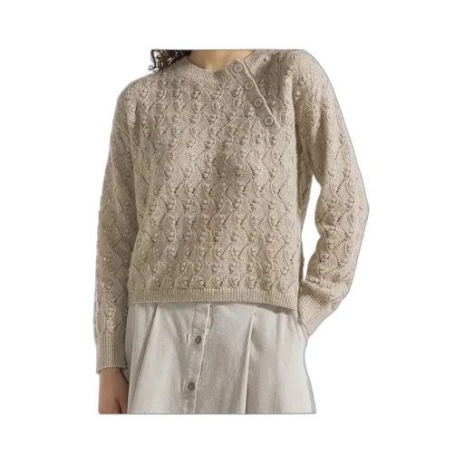 Button Textured Sweater