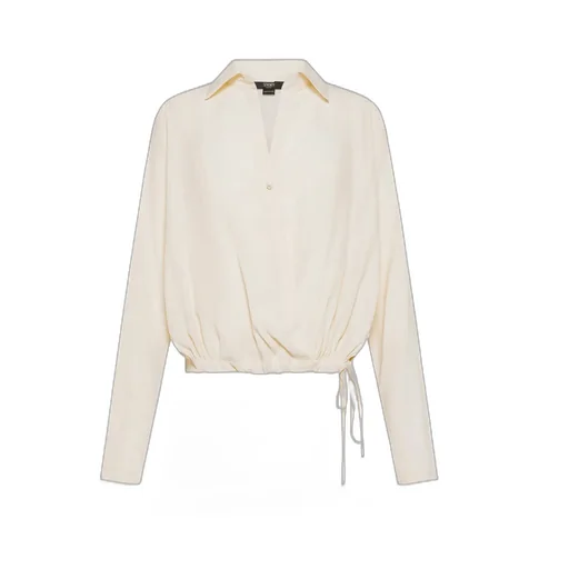 Drawstring-Hem Blouse