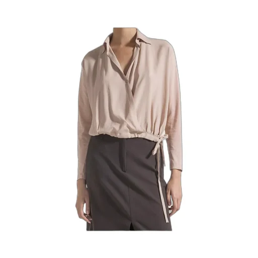 Drawstring-Hem Blouse