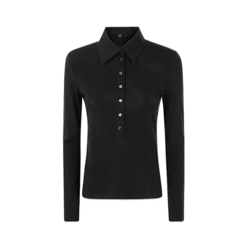 Long Sleeve Button-Up Blouse