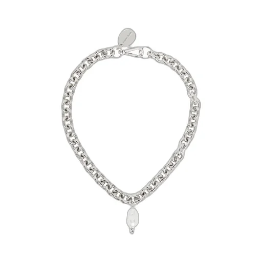 Pearl-Drop Chain Necklace