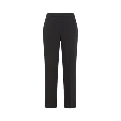 Cuffed Pleated Trousers