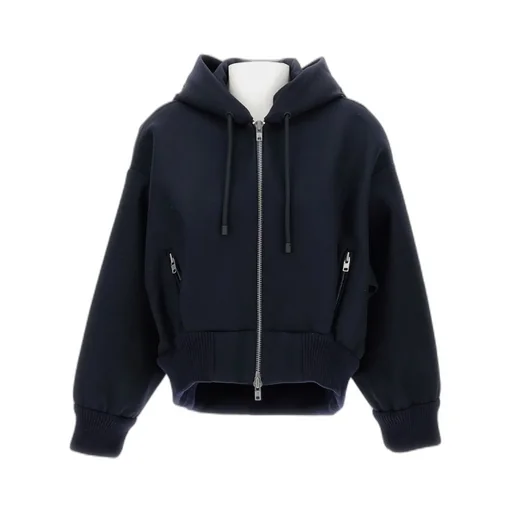 Hooded Zip-Up Casual Jacket