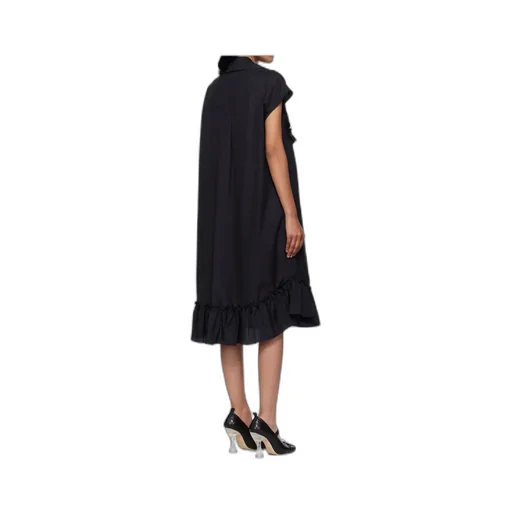 Sleeveless Ruffle Bust Detail Dress
