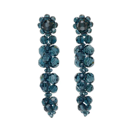 Cluster Drip Crystal Earrings