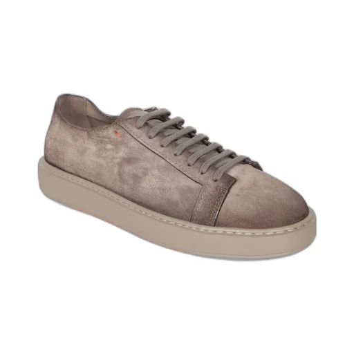 Round Toe Lace-Up Sneakers