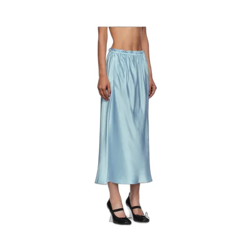 Single Hip Detail Easy Skirt