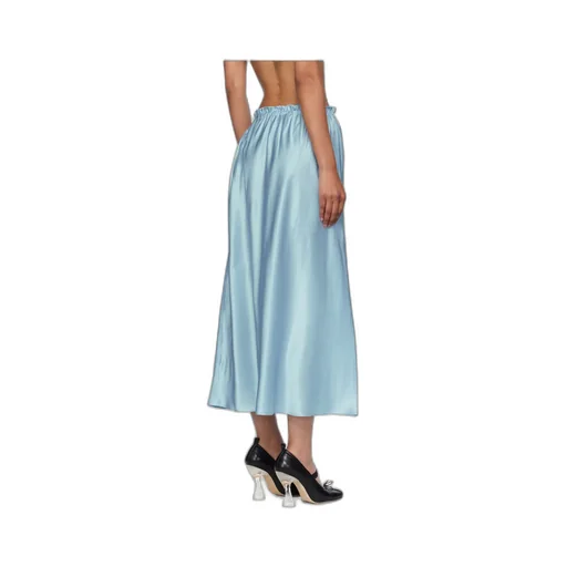 Single Hip Detail Easy Skirt