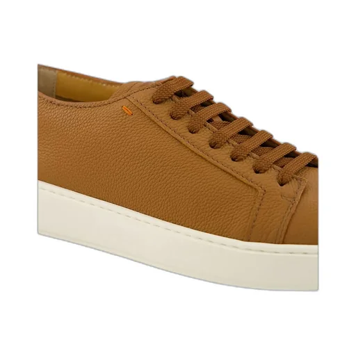 Round Toe Lace-Up Sneakers
