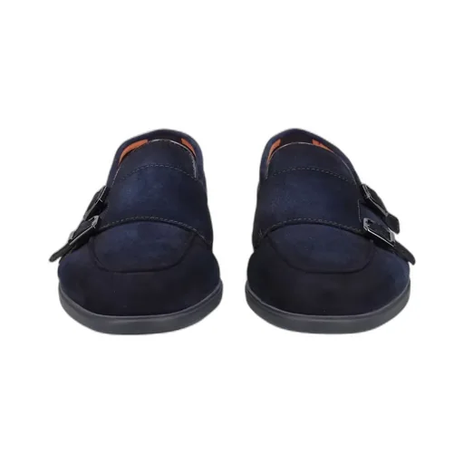 Buckle Detail Wrap Loafers