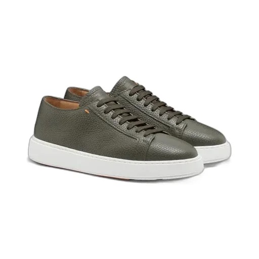 Round Toe Lace-Up Sneakers