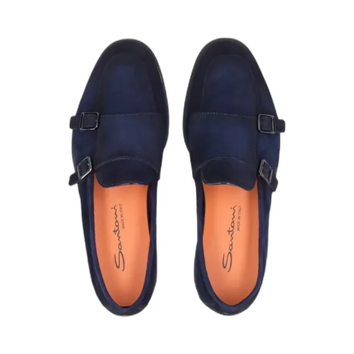 Buckle Detail Wrap Loafers