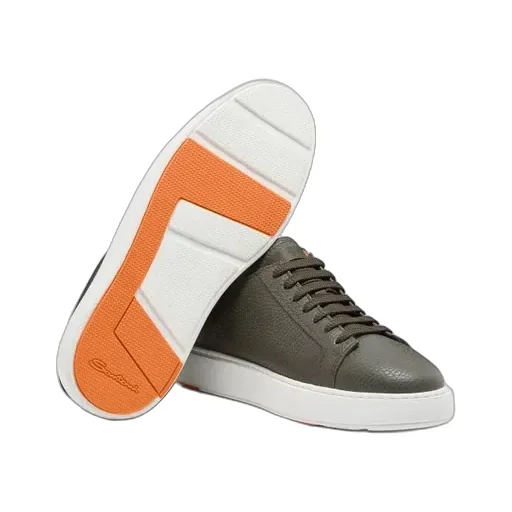 Round Toe Lace-Up Sneakers