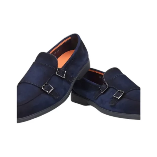 Buckle Detail Wrap Loafers