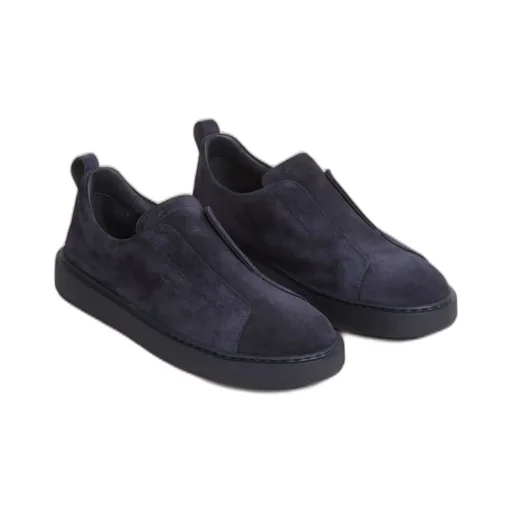 Round Toe Slip-On Sneakers