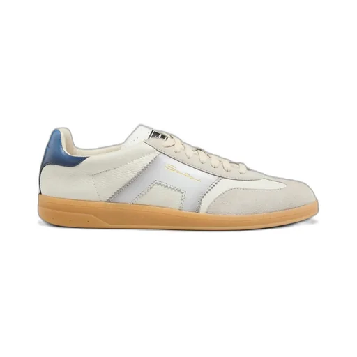 Colourblock Panelled Lace-Up Sneakers