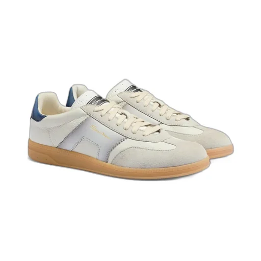 Colourblock Panelled Lace-Up Sneakers