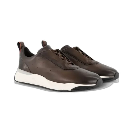 Perforated Low-Top Sneakers