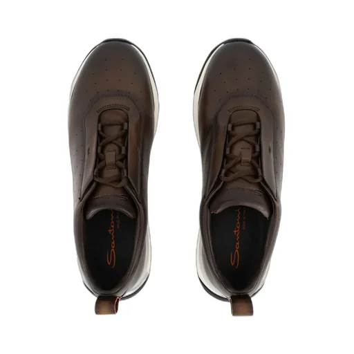 Perforated Low-Top Sneakers