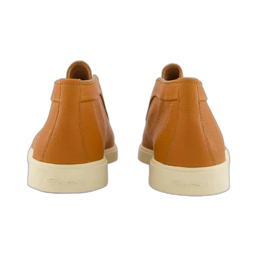 Leather Slip-On Boots