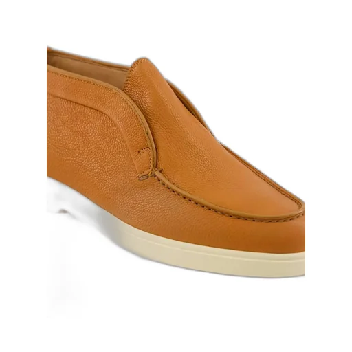 Leather Slip-On Boots