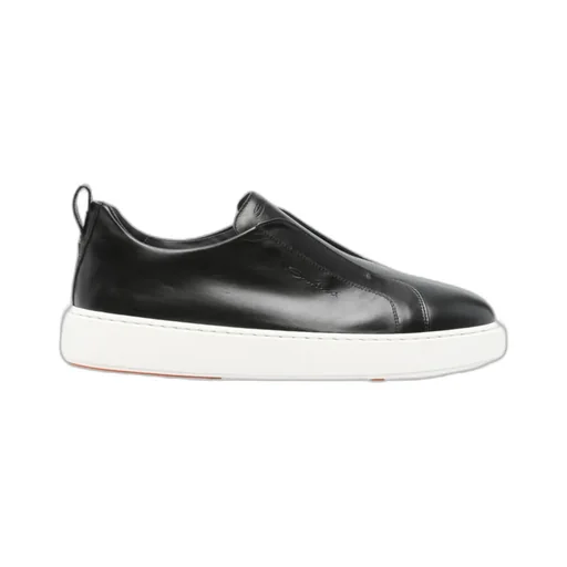 Slip-On Leather Sneakers