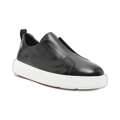 Slip-On Leather Sneakers