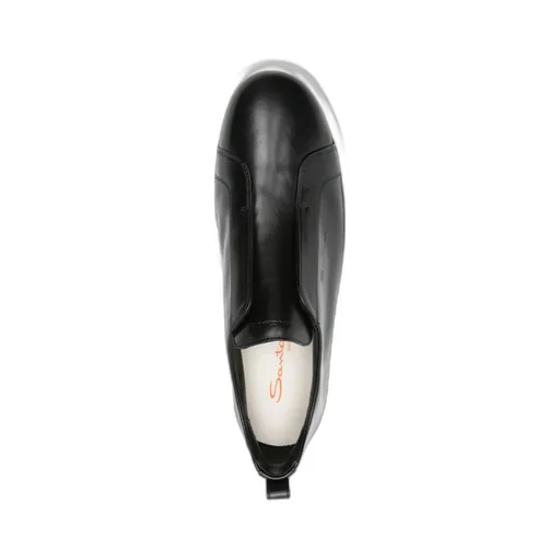 Slip-On Leather Sneakers