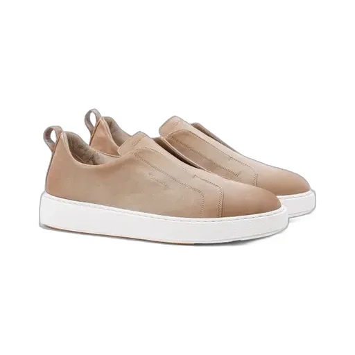 Suede Slip-On Trainers