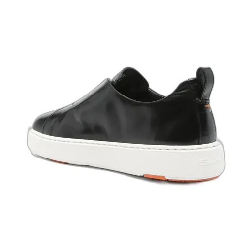 Slip-On Leather Sneakers