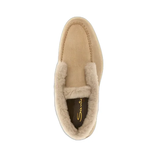 Fur-Trimmed Desert Boots