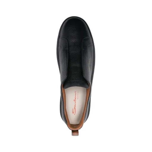 Slip-On Leather Sneakers